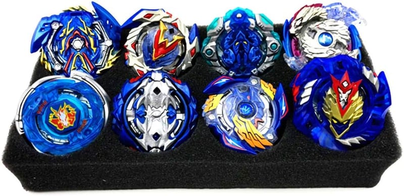 Beyblade Burst Turbo kék pörgettyű készlet 4D játék szett indítóval