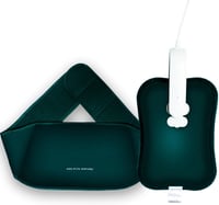 Snowpea Elektromos Melegítő Párna 140 cm-es Övvel - Kéz és Has Melegítésére, Zöld Színben, Hordozható Hőpárna 1