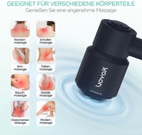 VOYOR-HEALTH CM410 Kézi Elektromos Masszírozó - Vezeték Nélküli Újratölthető Izomfájdalom Enyhítő Nyakra, Vállra, Hasra, Derékra, Combra (Ké 10