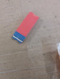 Herlitz DG 36 Kétoldalas Radír 2 db, Piros (Grafit) és Kék (Tinta) oldal, Iskolai Radír Ceruzához és Tintához 2
