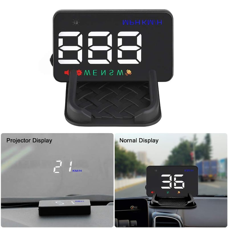 BLESYS 3,5" GPS HUD Szélvédőre Vetített Sebességmérő Nagy Kijelzővel
