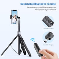 ATUMTEK 150cm-es TikTok Szelfibot iPhone és Android Telefonokhoz, Videózáshoz 6