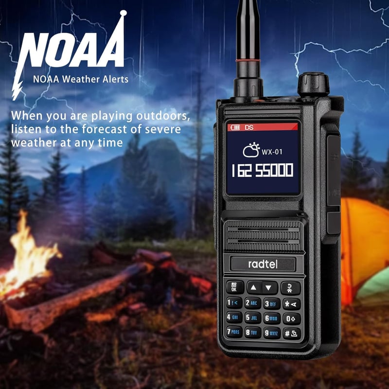 Radtel RT-470X Kétsávos Amatőr Rádió 5W, Színes LCD, Repülési Sáv