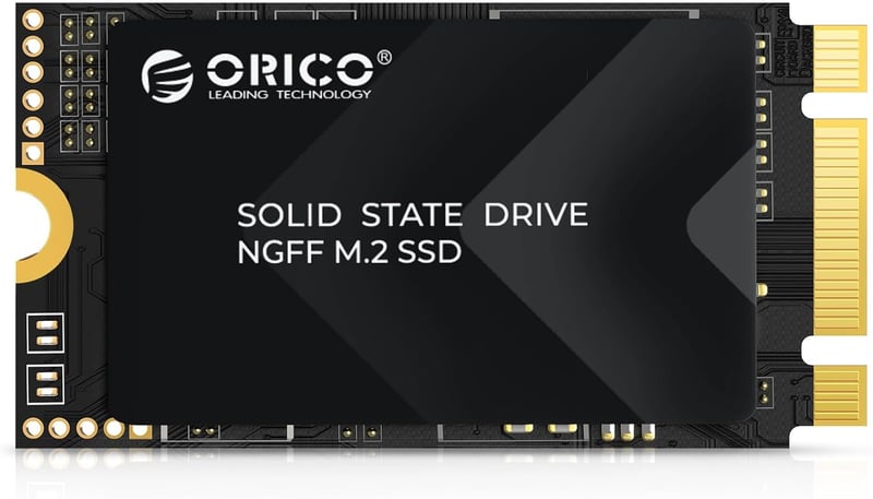 ORICO 256GB M.2 2242 SATA SSD - Belső SSD Meghajtó TLC NAND Flash, 500MB/s Olvasási és 450MB/s Írási Sebesség, Ultravékony Laptopokkal és Mi