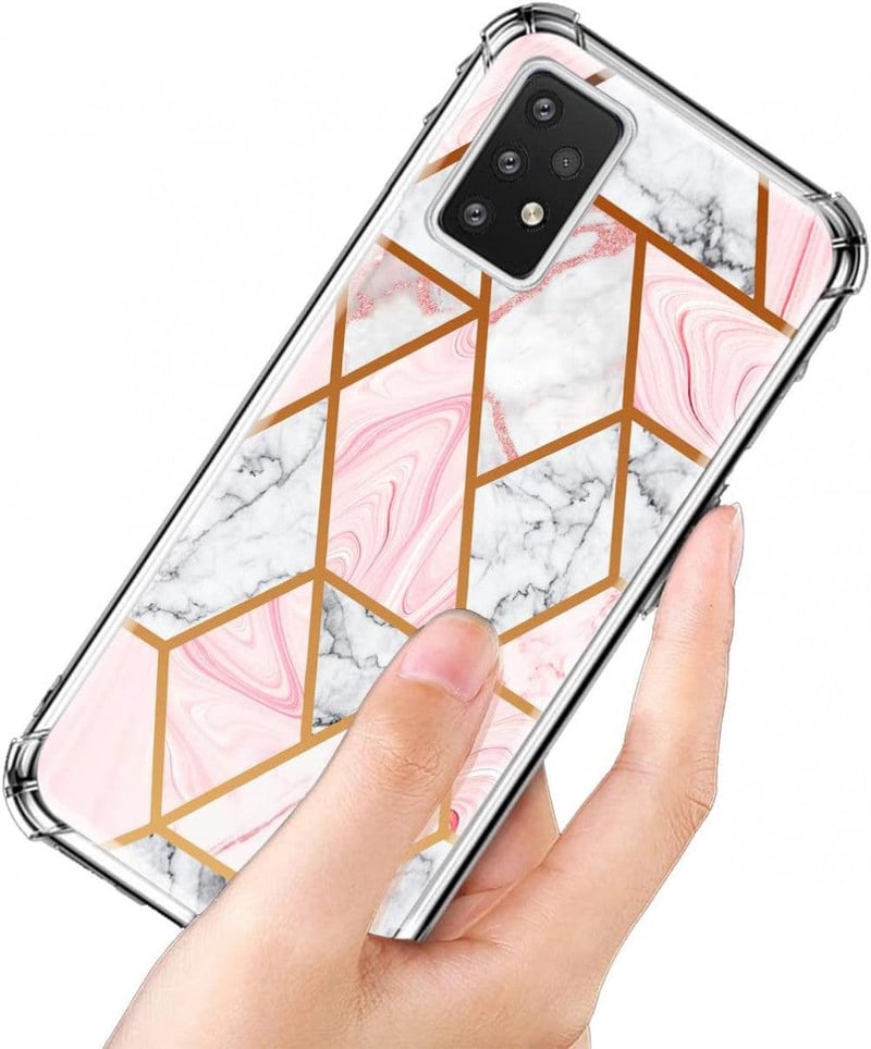 Samsung Galaxy A23 Márvány Mintás Szilikon Tok - 3db Ultravékony Ütésálló Védőtok