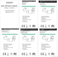 Zinooy 20W USB-C Gyorstöltő 2 Portos, Kompakt Fali Adapter iPhone 16/16 Pro/15/15 Pro Készülékekhez, Univerzális USB Töltő Apple Eszközökhöz 8