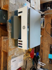 HP Smart Tank 7005 multifunkcijski pisač s spremnicima tinte, sivo/bijeli, WiFi, obostrani ispis — izlivena tinta na stražnjoj strani (stanje: vidi 2. sliku) 2