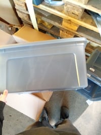 Úložný box Iris Ohyama MCB-50, 50 l, sivý, s vekom, stohovateľný, plastový, 1 ks, do skrine, na police, na hračky, na obuv 4