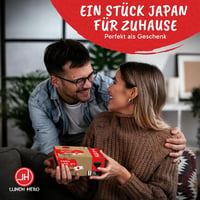 LunchHero® Ramen Tál Készlet - 1000 ml Melamin Leveses Tál Japán Stílusban - Mosogatógépben Mosható Étkészlet Evőpálcikával és Kanállal - 2  7