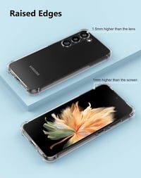Samsung Galaxy S23 Plus ütésálló átlátszó tok erősített sarkokkal 5