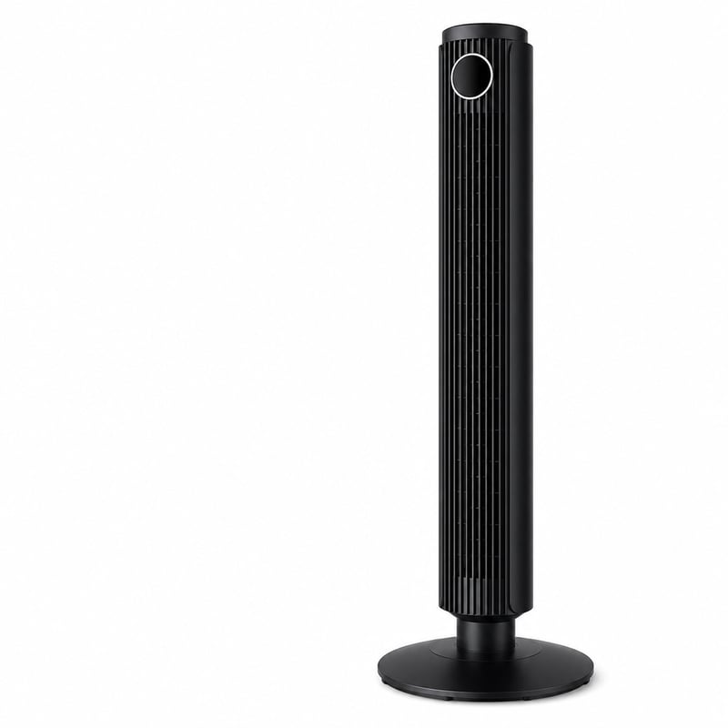 Ventilator turn inteligent DREO 102-114 cm, înălțime reglabilă, motor DC, 9 trepte, 4 moduri — fără telecomandă (stare: vezi a 2-a poză)