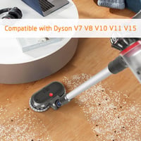 DrRobor Felmosó Adapter Dyson V11 V10 V15 V8 V7 Porszívókhoz - Víztartályos Feltét LED Világítással és 6 Mosható Moptalppal 2