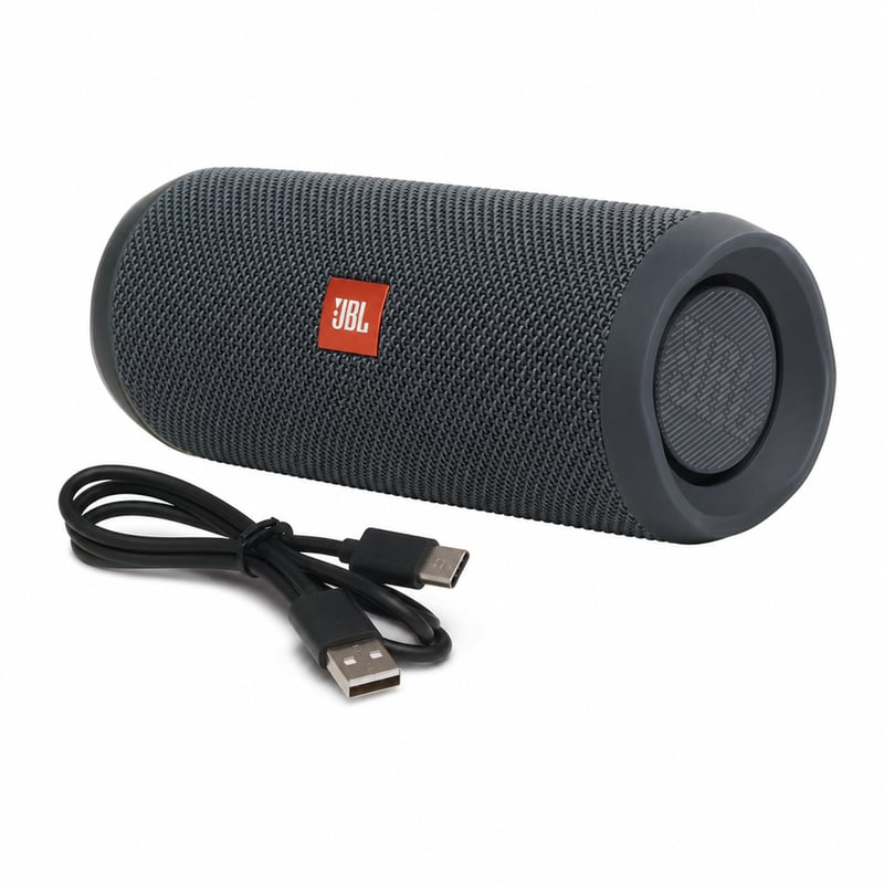 Boxă portabilă Bluetooth JBL Flip Essential 2 — defectă, funcționează parțial: se închide imediat după pornire (stare: vezi a 2-a imagine)