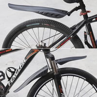 Univerzális Hejo kerékpár sárvédő szett, 24-29" MTB-hez, piros fényvisszaverőkkel 6