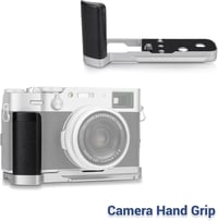 Fujifilm X100VI/V/F fém markolat - Arca Swiss gyorscsatlakozó talppal, ezüst 2