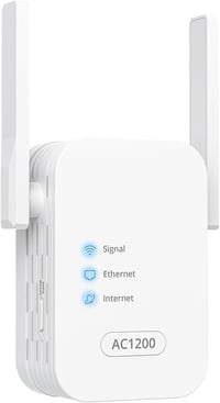 IOGIANT AC1200 WLAN Erősítő Dual Band 867Mbps 5GHz Wifi Repeater LAN Port 1