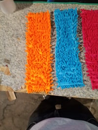 Rezervă mop din microfibră chenille Fyrdm, husă de schimb, multicolor, 40x10 cm, 3 bucăți (fără verde și mov) 4
