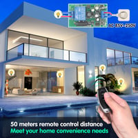 DieseRC 433MHz-es távirányítós rádiófrekvenciás relé kapcsoló, 220-240V, 1500W, 2 adóval 2