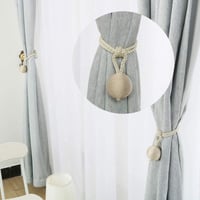 Elegáns bézs függönykötő szett - 2 db dekoratív tartó 2