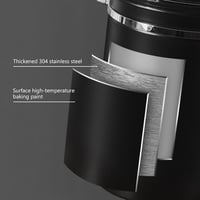 ZONJIE Légmentesen Záródó Kávétároló - 2,8L Rozsdamentes Acél Kávébab Tartály CO2 Szeleppel, 1kg Kapacitás, Mérőkanállal és Dátumjelzővel 6