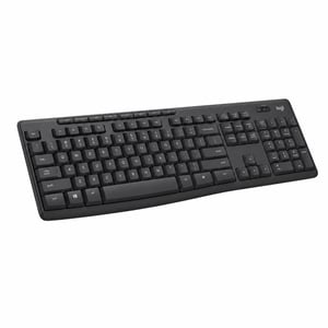 Tastatură wireless Logitech MK295 Silent Touch, gri grafit, layout AZERTY – fără mouse și fără stick (stare: vezi a 2-a imagine)