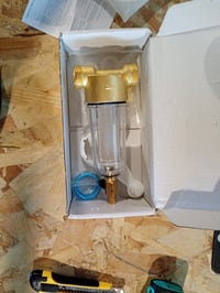 KAHCOP 100-mikronski povratni filter za talog (predfilter) za bunarsku vodu, G 1" i G 1/2" — nedostaju 2 plastična dijela (stanje: vidi drugu sliku) 3