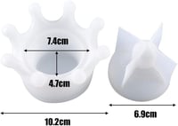 NALCY 3D Korona Ékszerdoboz Szilikon Öntőforma - DIY Asztaldekoráció 2