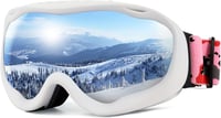 FEISEDY B2946 Síszemüveg Szemüvegeseknek - Tükrös Snowboard Védőszemüveg Páramentes UV Védelemmel, OTG Dizájn Férfiaknak és Nőknek 1