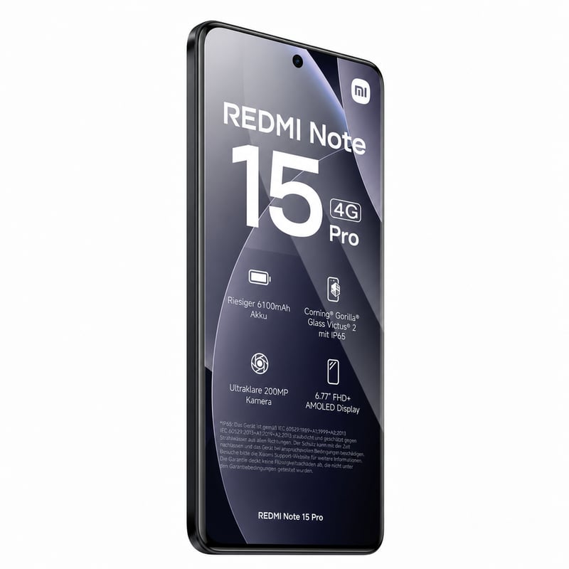 Funrae Ochranné tvrdené sklo na displej Xiaomi Redmi Note 15 Pro 4G 9H + ochranné sklo na fotoaparát, 0,33 mm, úplné pokrytie, 3D (1+sada) — 1-dielna sada