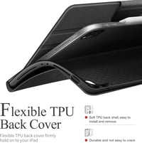 AUAUA iPad Pro 12.9 Tok 2018-2022 Modellekhez (3/4/5/6. Generáció) - PU Bőr Védőtok Apple Pencil Tartóval, Automatikus Alvás/Ébresztés Funkc 6