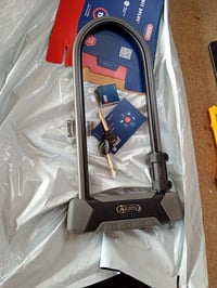 Antifurt U ABUS Granit XPlus 540/160HB230 + suport EaZy KF, antifurt pentru bicicletă cu tijă parabolică rezistentă, înălțime tijă 300 mm, siguranță ridicată 2