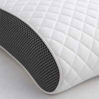 Derila Memory Foam ergonomikus nyakpárna oldalt alvóknak, King Size méret, memóriahabos fejpárna, használt 9