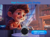 Alwtniet 4K Mini Projektor Automatikus Trapézkorrekció 5