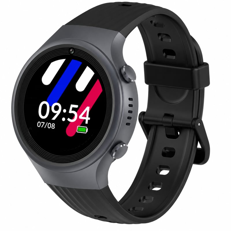 PTHTECHUS 4G GPS okosóra gyerekeknek, SOS, videohívás, IP68 — hibás, alkatrésznek: nem veszi fel a töltést (állapot: lásd a 2. képet)