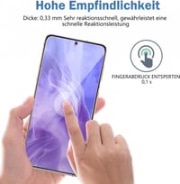 Samsung S21 Plus 5G Edzett üveg képernyővédő fólia, 2db, 9H keménységű 6