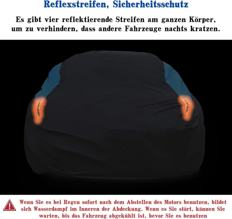Vízálló téli autótakaró SUV-hoz, 460-485 cm - Légáteresztő, hó- és napvédő