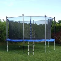 Valuents Ezüst Trambulin Létra - 86 cm, 3 Széles Fokkal + Ajándék Pilates Labda 4