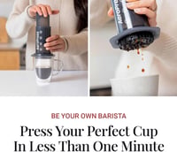 AeroPress A80 Kávéfőző - Fekete Műanyag Kézi Presszógép, 0,5 Literes Kapacitás, Vízszűrővel, Kompakt Kivitel, 249g 3