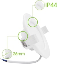 Philips 12W Meleg Fehér Süllyesztett LED Spotlámpa Szett, 9db 5
