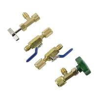 Wisepick R290 és R600A Töltőcső és Nyomásmérő Készlet Csapolószeleppel és Elzárócsapokkal - Hűtőközeg Feltöltő Szett 600 PSI Munkanyomással 6