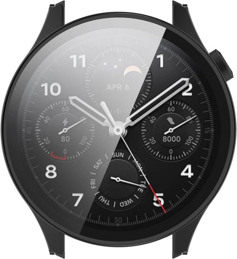 Xiaomi Watch S1 Pro Fekete TPU Védőtok - Teljes Körű Védelem