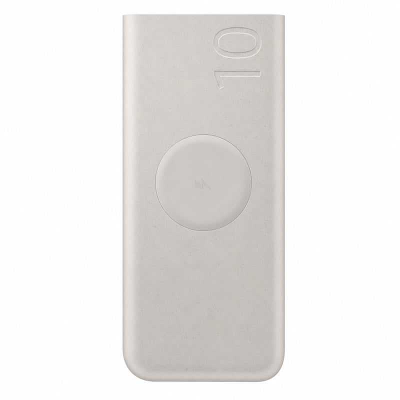 Baterie externă Samsung cu inducție 10 000 mAh 25W, încărcare rapidă wireless — fără cablu de încărcare USB-C la USB-C (stare: vezi a 2-a imagine)