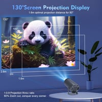 Magcubic Mini Projektor 4K FHD 1080P WiFi 6 Hordozható Otthoni Mozi 5