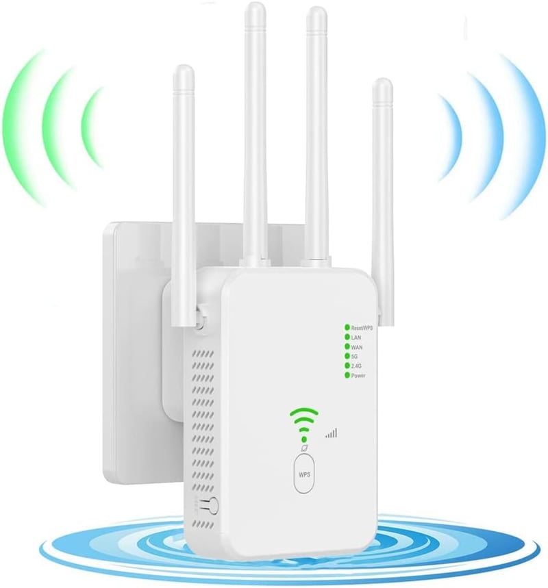 TP-Link 1200Mbps Dual Band WiFi Jelerősítő 4 Antennával és 2 LAN Porttal