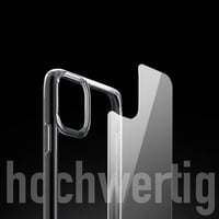 Apple iPhone 12 Pro Max Átlátszó Ütésálló Tok Edzett Üveggel 8