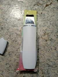 ACWOO Ultraszonikus Bőrtisztító Spatula – Mitesszer Eltávolító, 4 Üzemmód, USB Töltés, Fehér — használt (állapot: lásd a 2. képet) 3