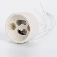 GU10 Kerámia Foglalat Szett - Hőálló 600°C, 10 db DiCUNO 6
