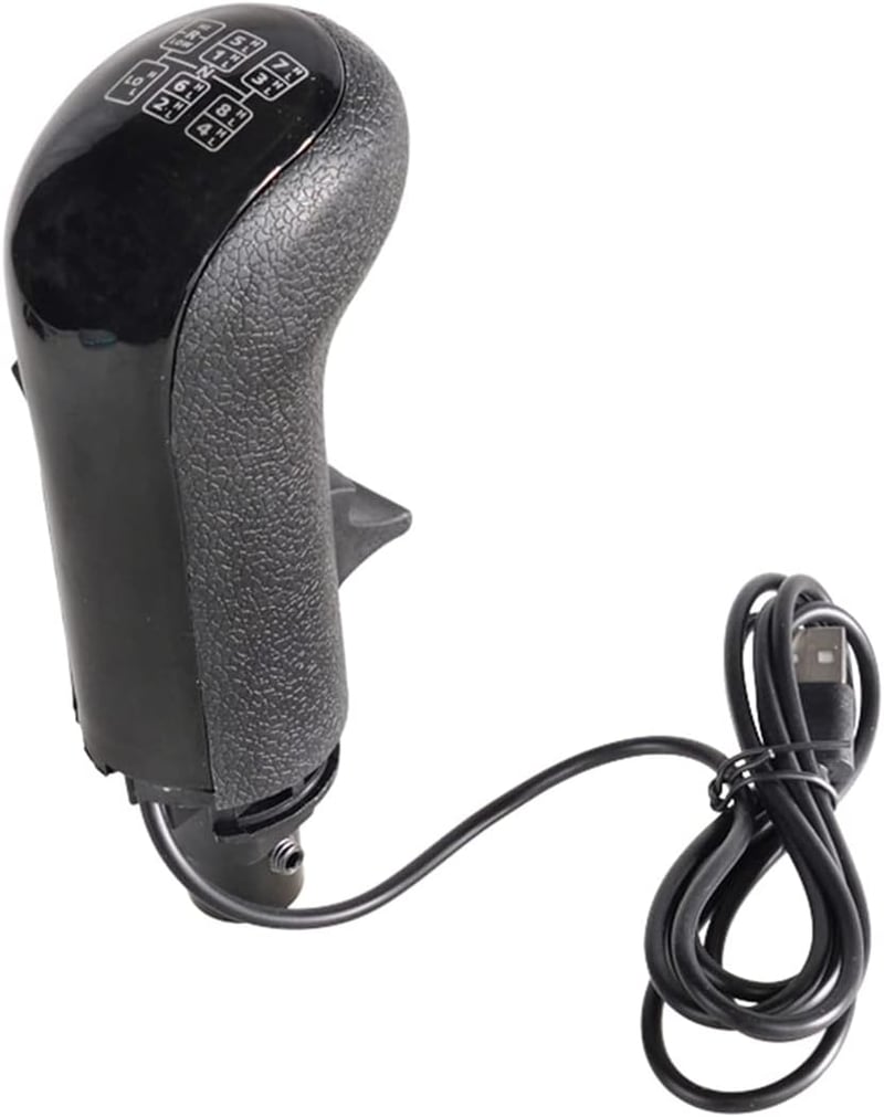 Mulcort USB Kamionszimulátor Váltógomb - Logitech G29 G27 G25 G920 Kompatibilis Sebességváltó Gomb ATS és ETS2 Játékokhoz PC-re