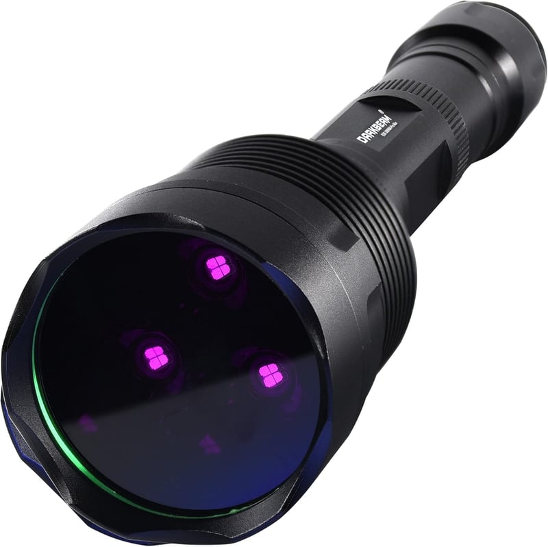 DarkBeam 365nm UV lámpa 36W - Erős fekete fény állatvizeletre, szivárgásra, ásványokra