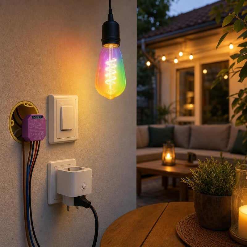 Smart Home paket: Matter RGB E27 žarulja + pametna utičnica + relej s mjeračem potrošnje